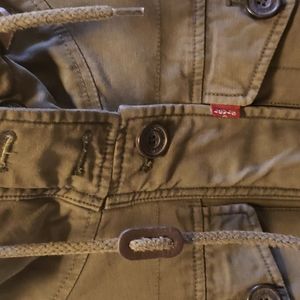 Vintage Levis green insulated cloth jacket